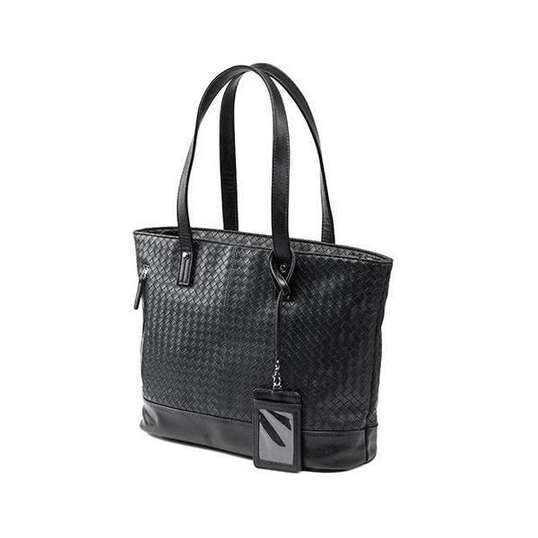 サンワダイレクト トートバッグ PUレザー 合成皮革 大容量 A4収納 13.3型PC イントレチャート ブラック 200-BAG176BK1個