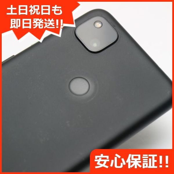 超美品 SIMフリー Google Pixel 4a ブラック スマホ 白ロム  土日祝発送OK 07000