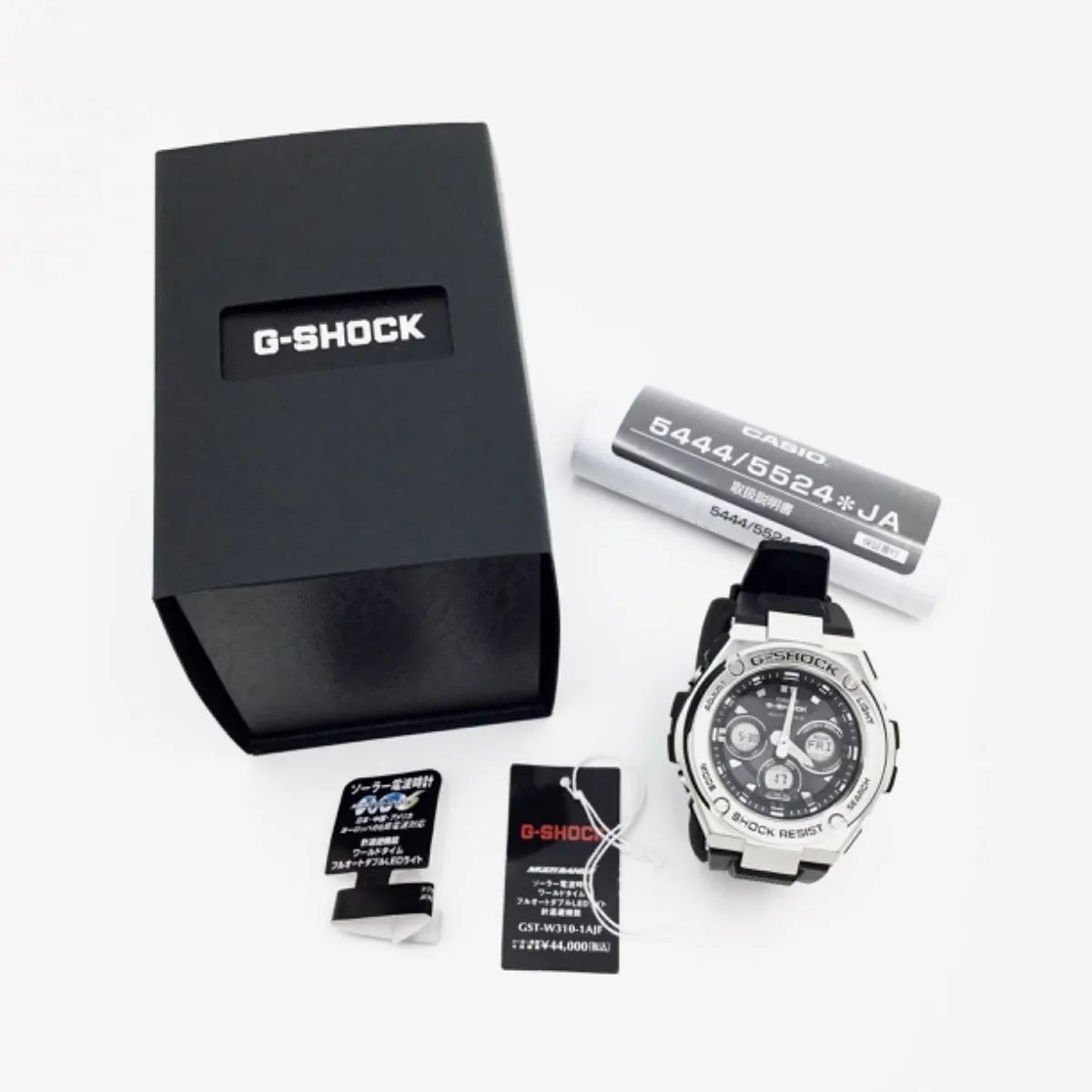中古 美品】カシオ CASIO G-ショック G-SHOCK GST-W310-1AJF 電波 