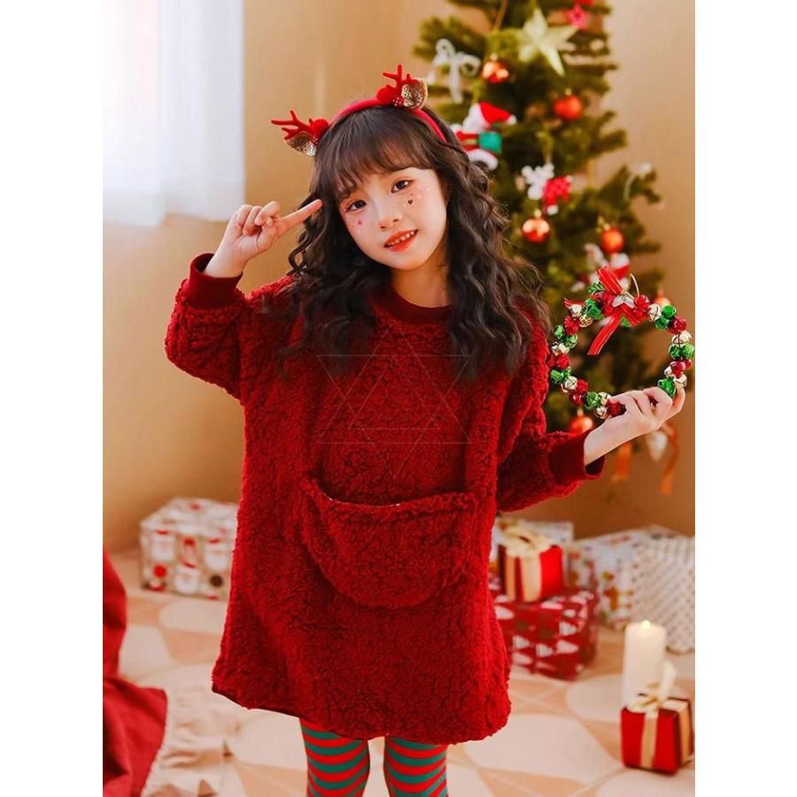 女子小学生　タイツ クリスマス 服 レディース チューム 子供 長袖 柔らかかっ キッズ 女の子 母子手帳 キッズ タイツ 女の子 クリスマス衣装