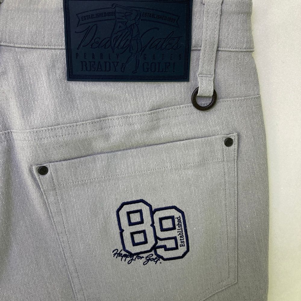 【予約受付開始】 サイズ 4 PEARLY GATES パーリーゲイツ ストレッチパンツ チェック柄 グレー系 240101460939 ゴルフウェア メンズ ストスト 早いもの勝ち