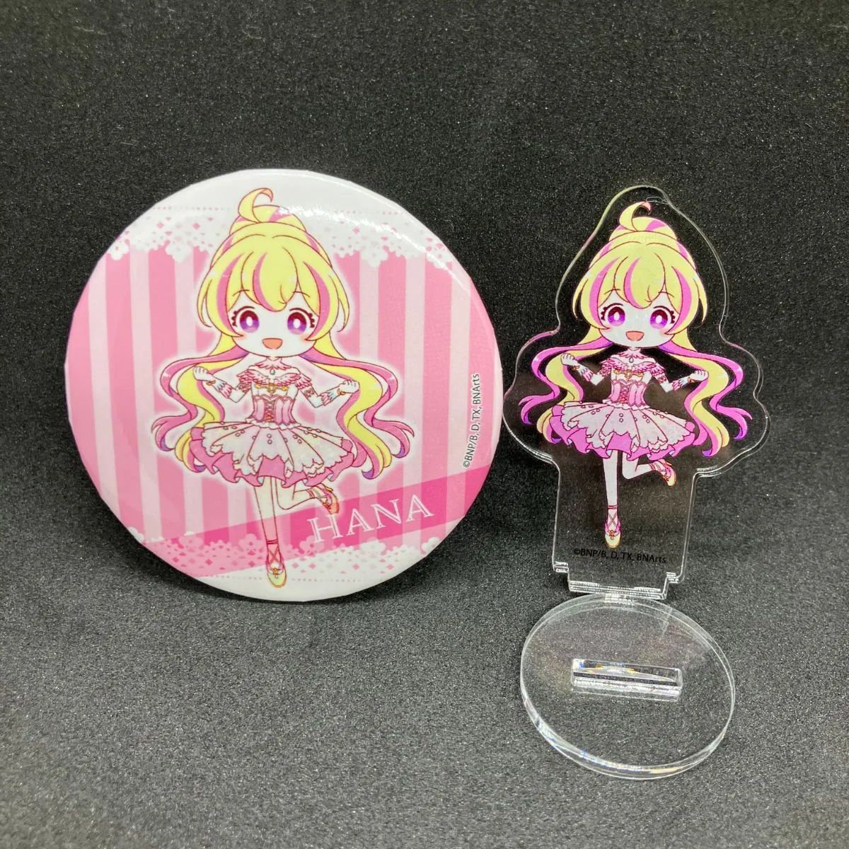 アイカツプラネット ハナ アクリルスタンド 缶バッジ 【公式通販】