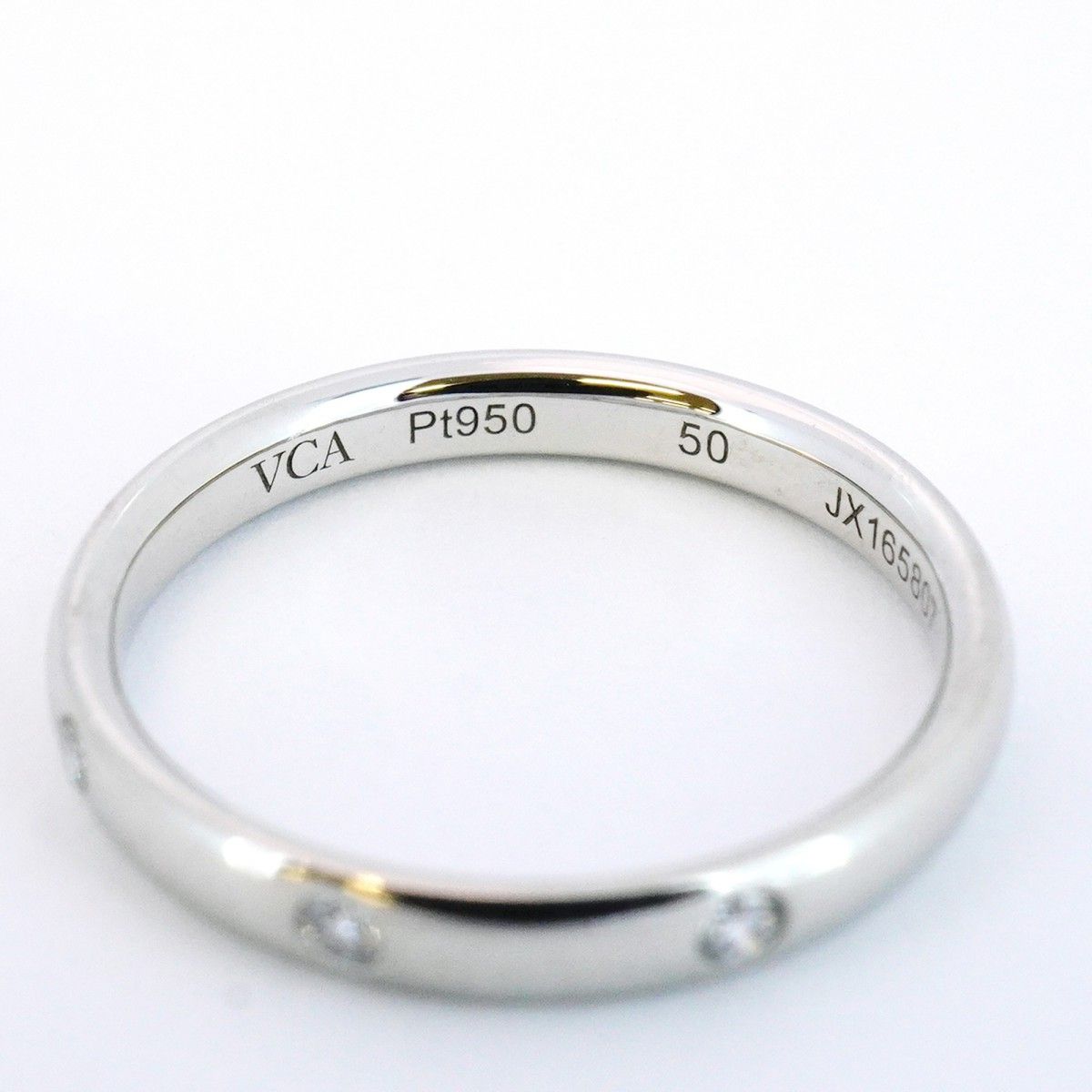 ☆SALE【5jhb0780】ヴァンクリーフ＆アーペル リング ウエディング 3PD  