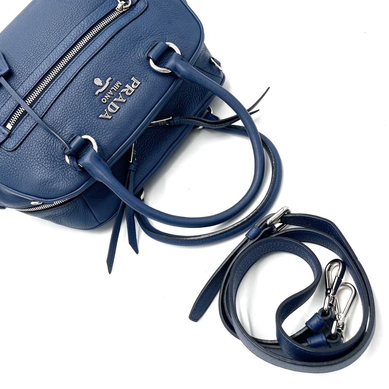 ✨極美品✨ PRADA プラダ 2way ショルダーバッグ ハンドバッグ ロゴ 