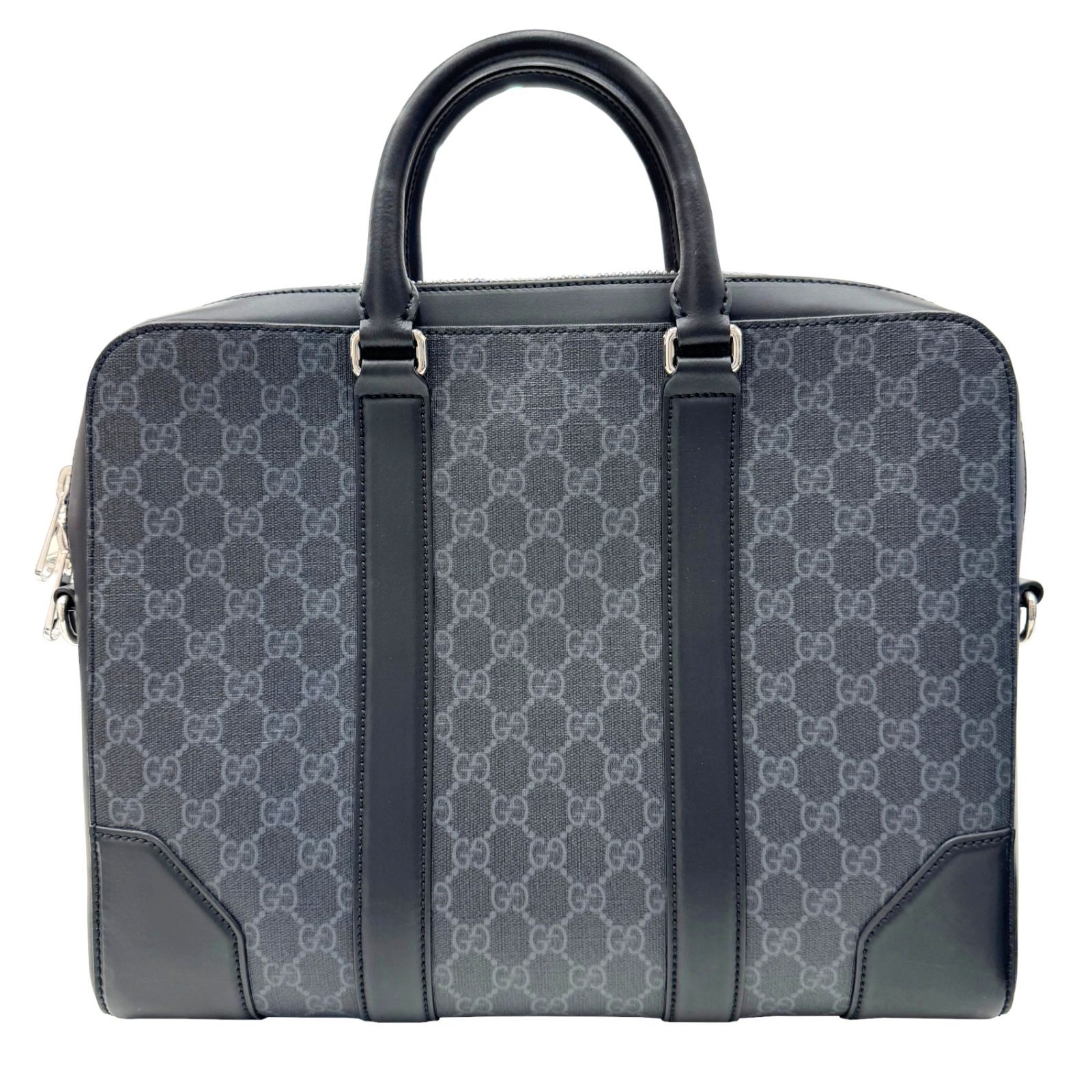 グッチ GUCCI GGスプリーム キャンバス ブリーフケース ビジネスバッグ