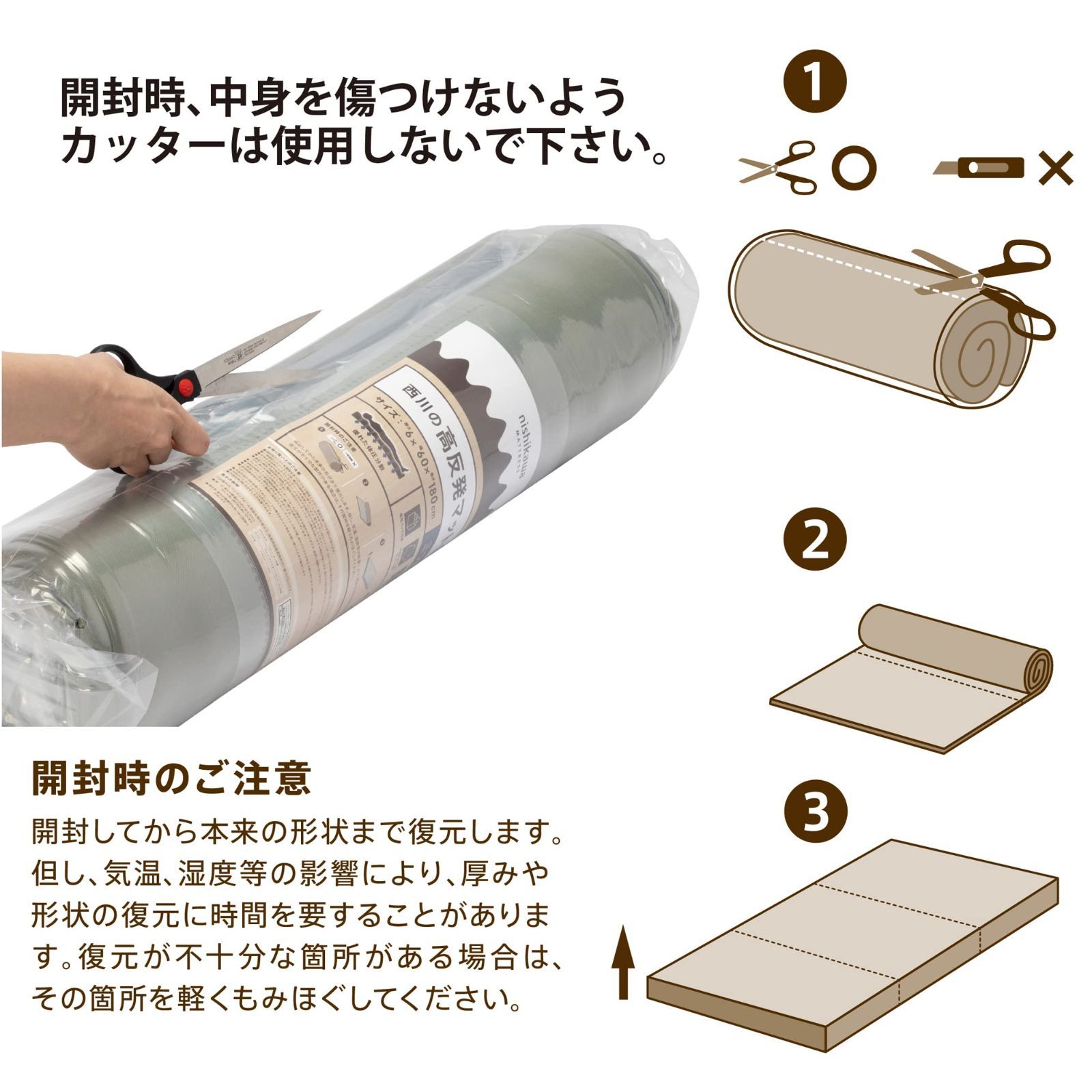 側地洗える 波型構造