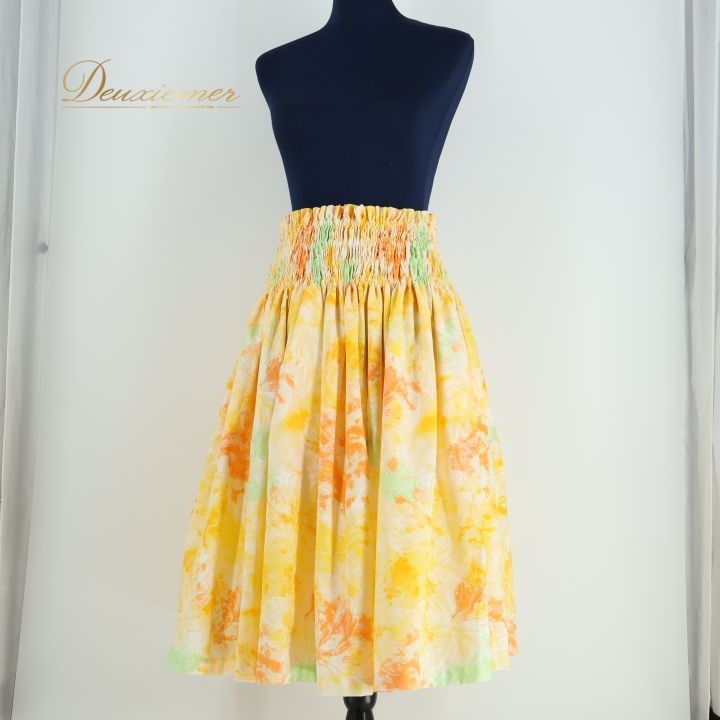 パウスカート　専用となりました フラダンスパウスカート 同柄ケース付き 本物志向のフラ用パウスカート