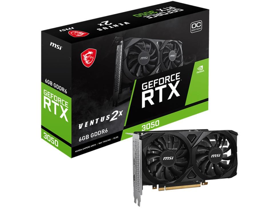 【新品・3営業日で発送】GeForceRTX3050VEN グラフィックボード GeForce RTX 3050 VENTUS 2X 6G OC GeForce RTXシリーズ ／6GB 