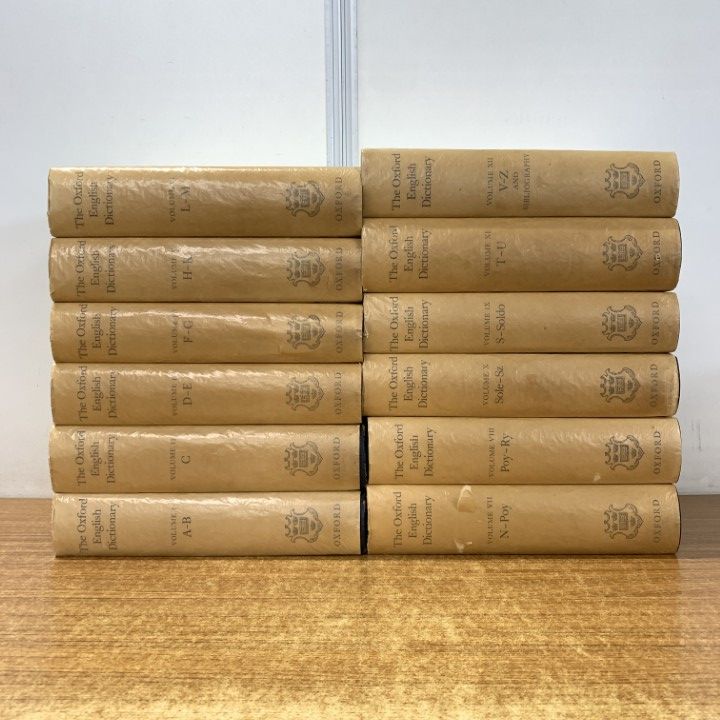 □03)【同梱不可】The Oxford English Dictionary 12冊セット