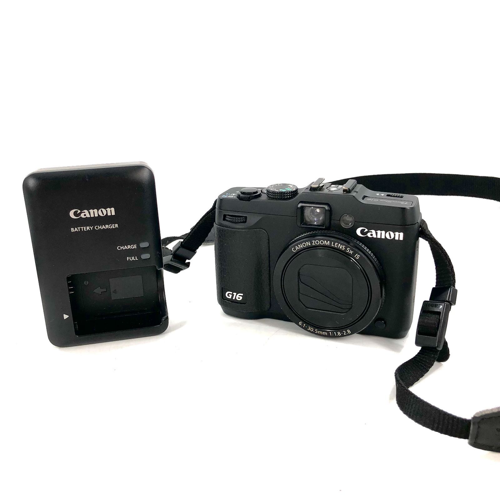 カメラ Canon PowerShot G16 本体、純正バッテリーと充電器付き