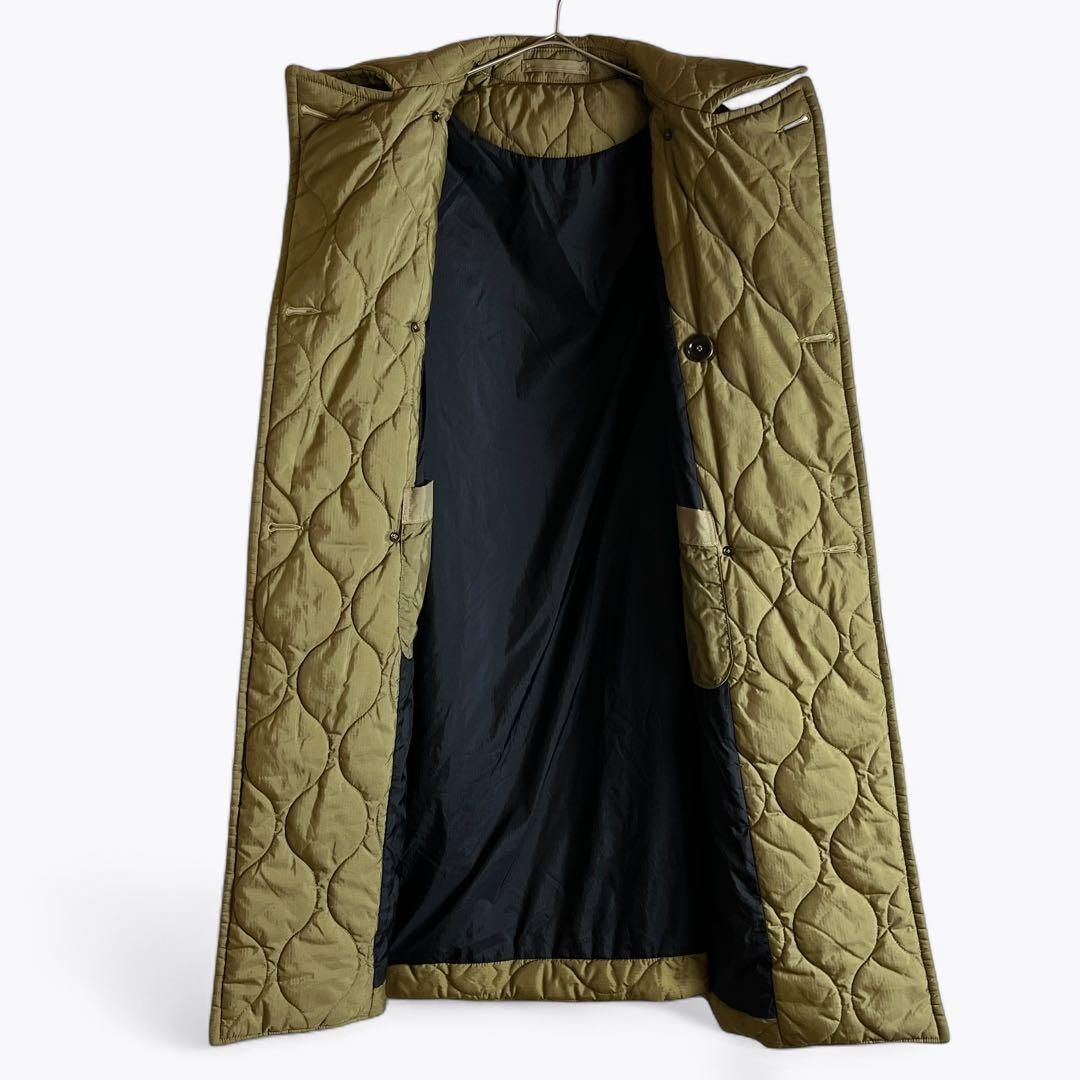 45R リップストップナイロンのAKIYAコート 定価64,900円 極美品】45R リップストップナイロンのAKIYAコート キルティング