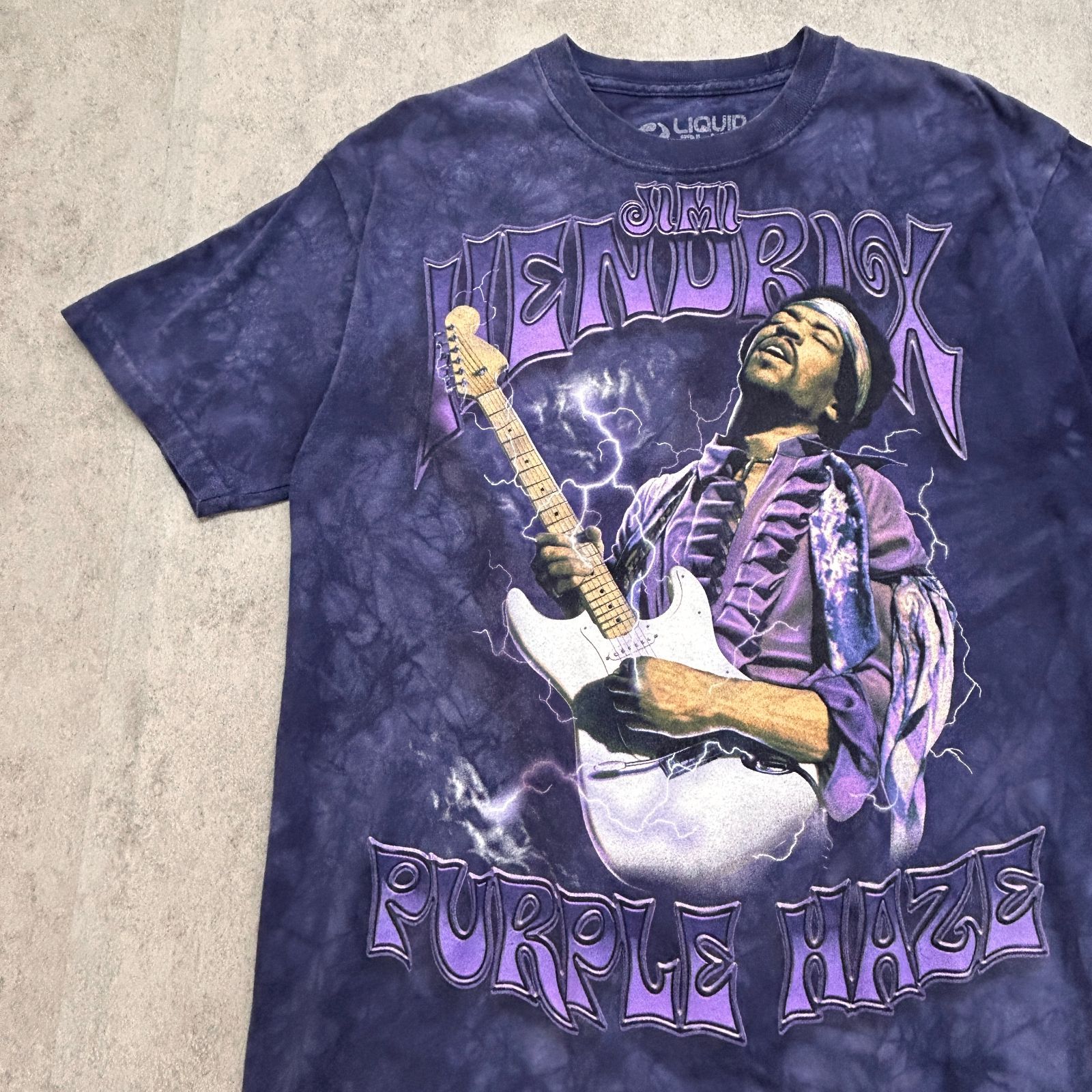 JIMI HENDRIX ジミ・ヘンドリックス PURPLE HAZE パープルヘイズ トップス 半袖Tシャツ 古着 タイダイ柄 パープル 紫 M -  メルカリ