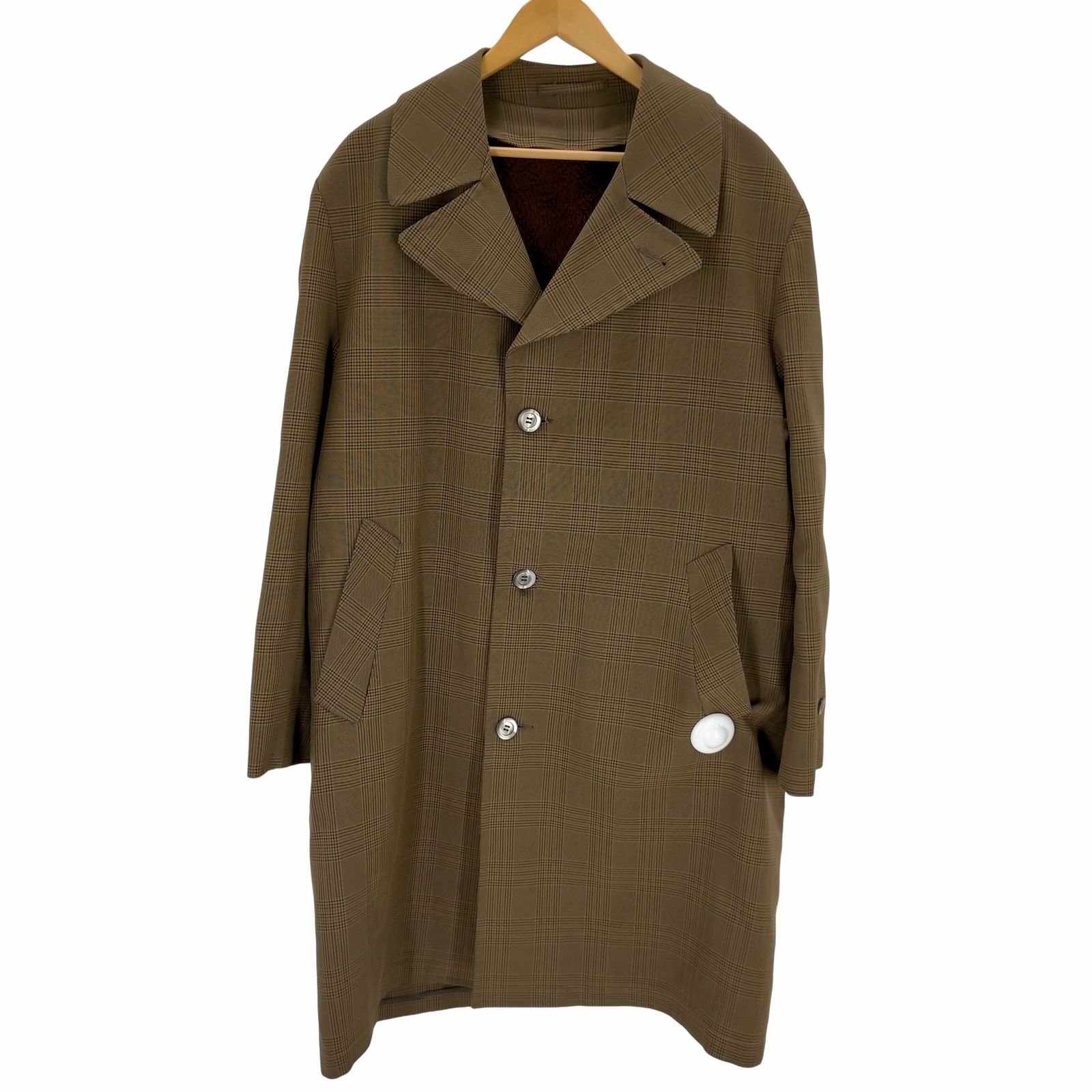 ユーズドフルギ USED古着 {{Juilliard}} 70s TALONジッパー ライナー付き タータンチェックコート メンズ 表記無 