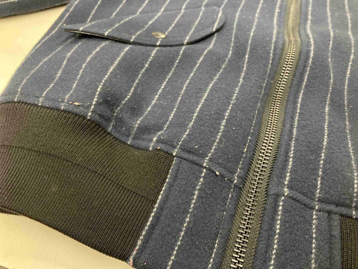 N.Hoolywood / エヌハリウッド 252-BL03 peg MA-1 ストライプ ウール