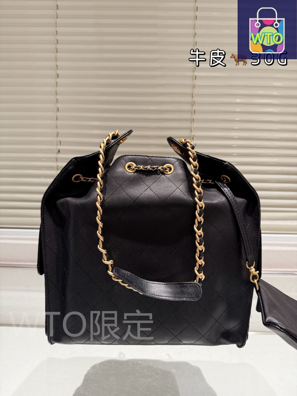 エレガント♡25S【CHANEL】 ラージ ホーボー バッグ シンプルで合わせやすい♪】CHANEL ラージ ホーボー バッグ
