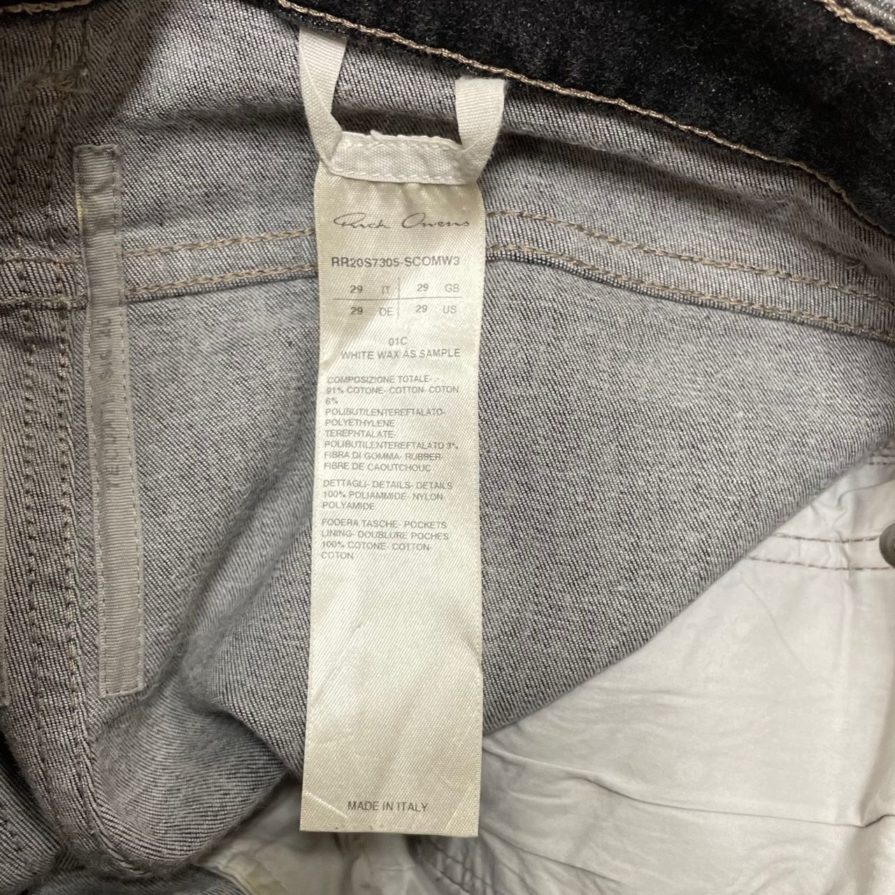 国内正規 希少 Rick Owens 20SS TYRONE COLLAGE RR20S7305-SCOMW3 再 