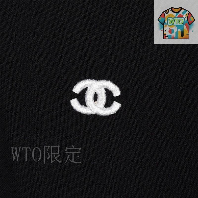 今日特価】Chanel ツイン C スモールロゴ 刺繍 ショートスリーブ