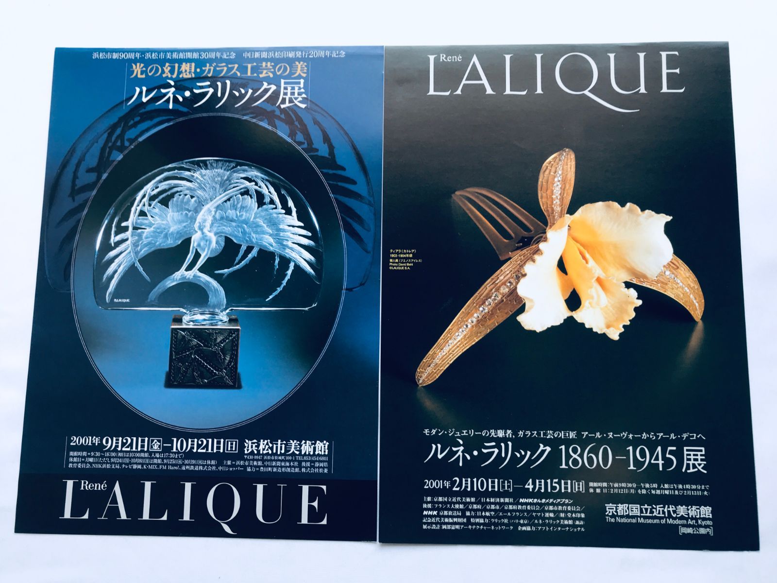 ルネ・ラリック展 光の幻想・ガラス工芸の美 図録 Maitre Verrier ルネ