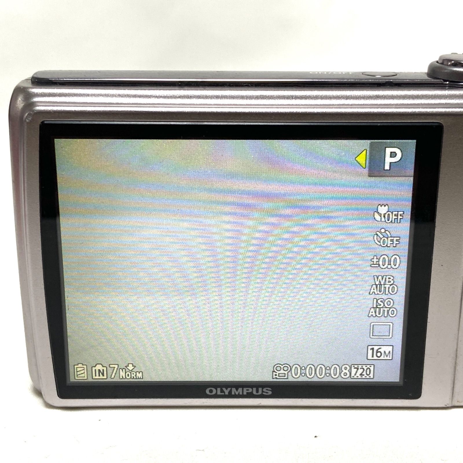 OLYMPUS VR-360 シルバー コンパクトデジタルカメラ コンデジ デジカメ