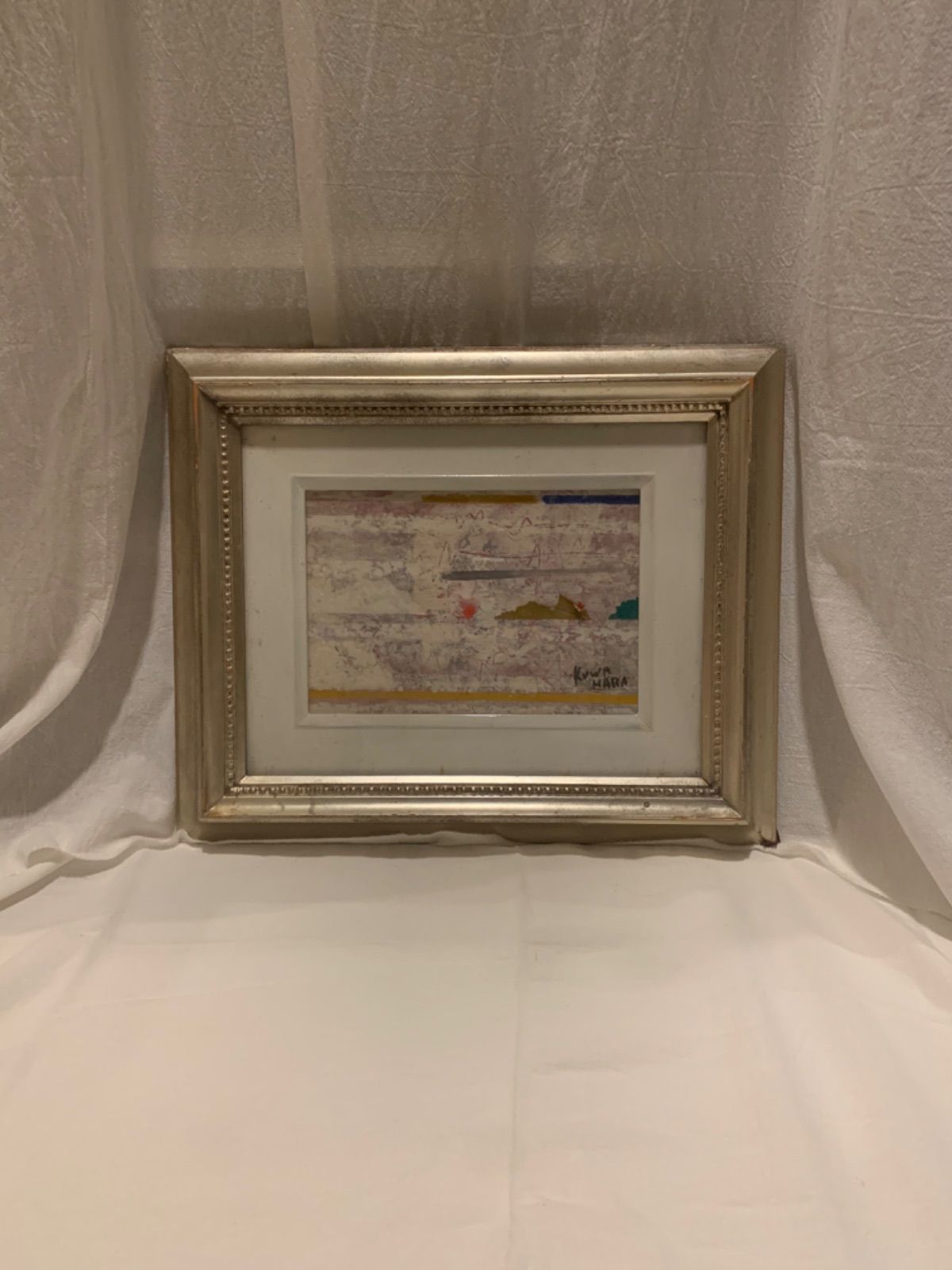 裸婦、美人画、絵画4号、寝室D山本英二、真作、肉筆、額縁、高塚省吾