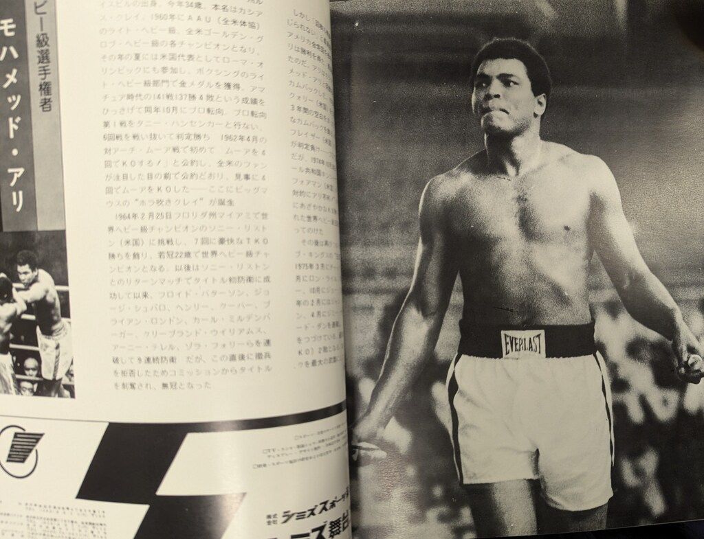 日本武道館 パンフレット 格闘技世界一決定戦<アントニオ猪木対