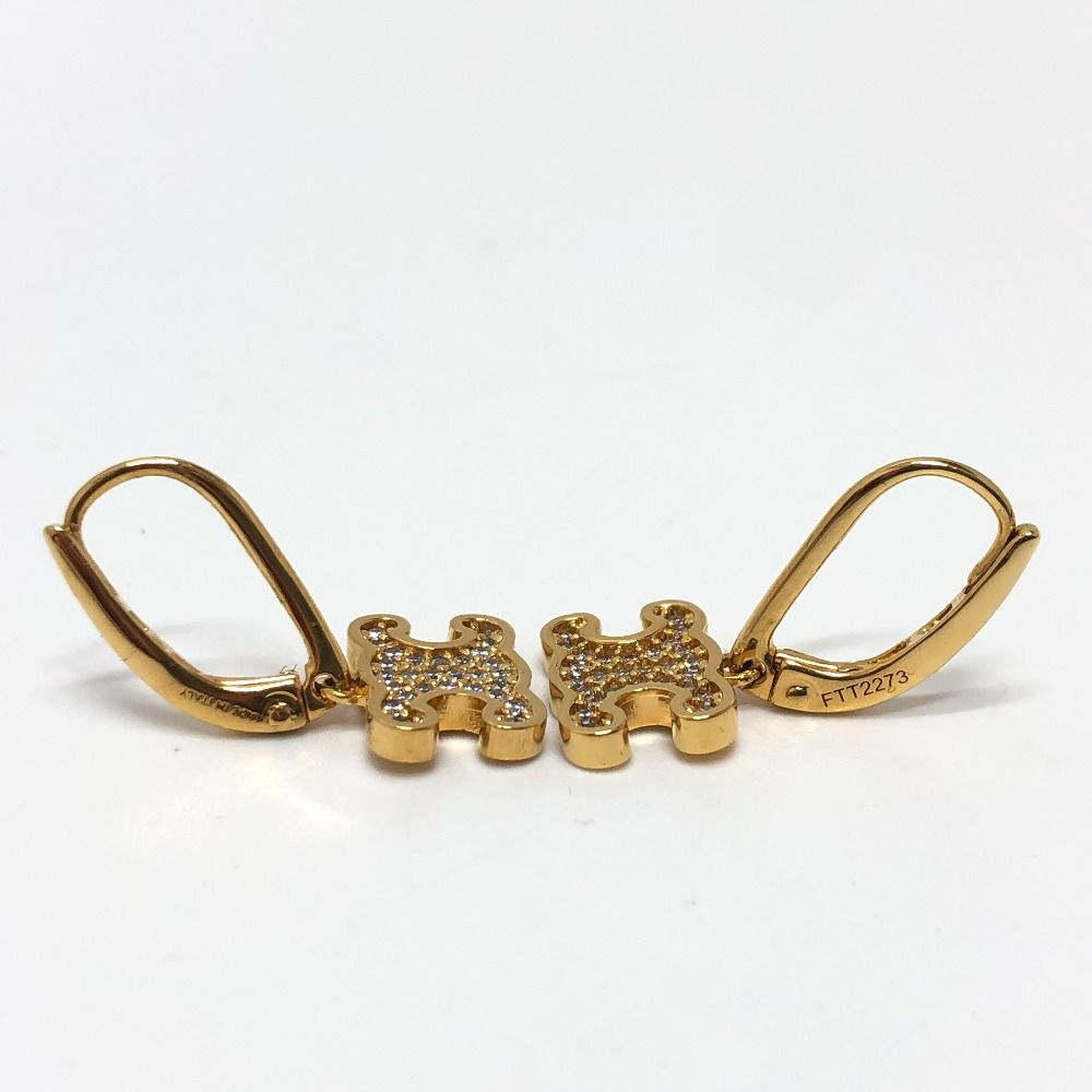 CELINE ピアス セリーヌ セリーヌ ピアス CELINE Metallic Swirl HOOPS EARRINGS メタル