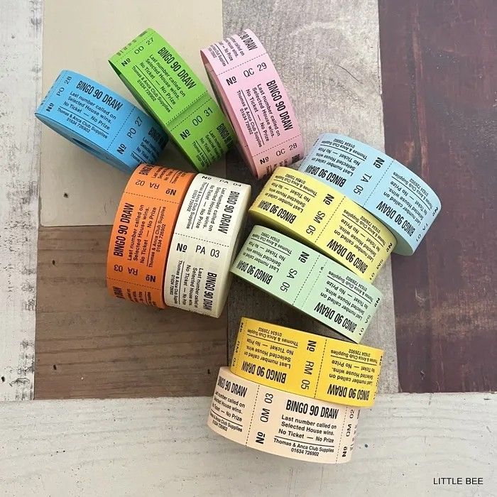 ヴィンテージBINGOチケット3色セット