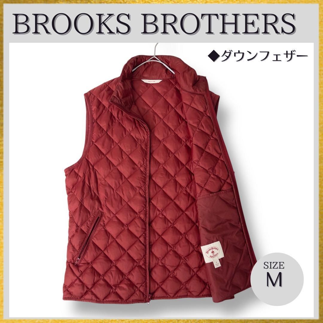 BROOKS BROTHERSダウンベストダイヤキルティング赤M新品未使用 BROOKS BROTHERSダウンベストダイヤキルティング赤M新品未使用 - メルカリ