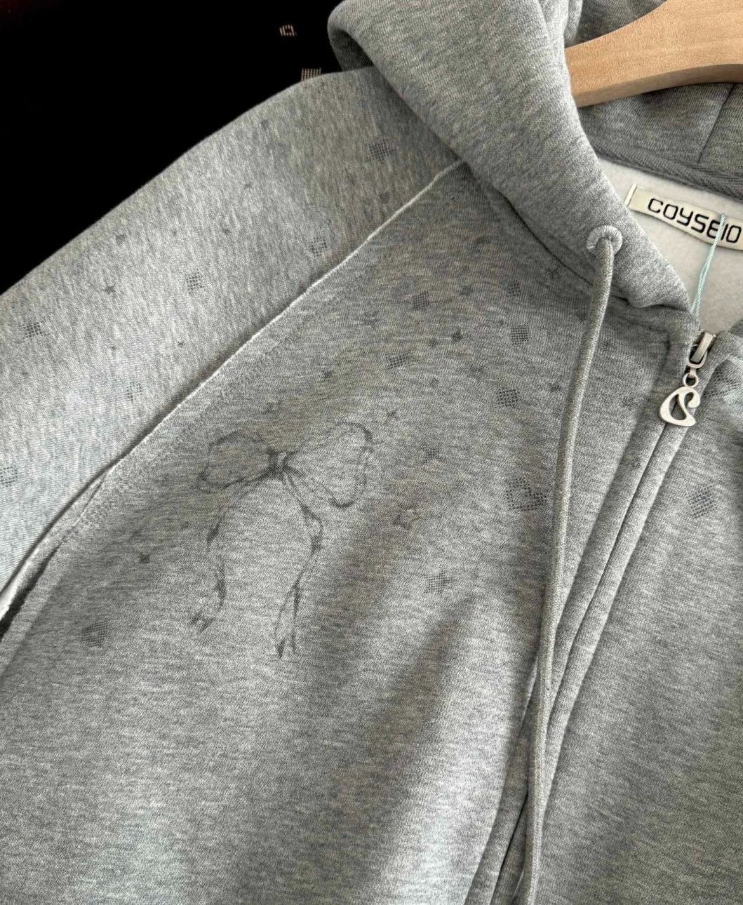coyseio フーディ パーカー グレー