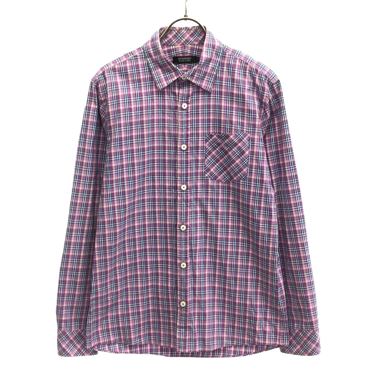 BURBERRY(バーバリー ) パープルチェックシャツ