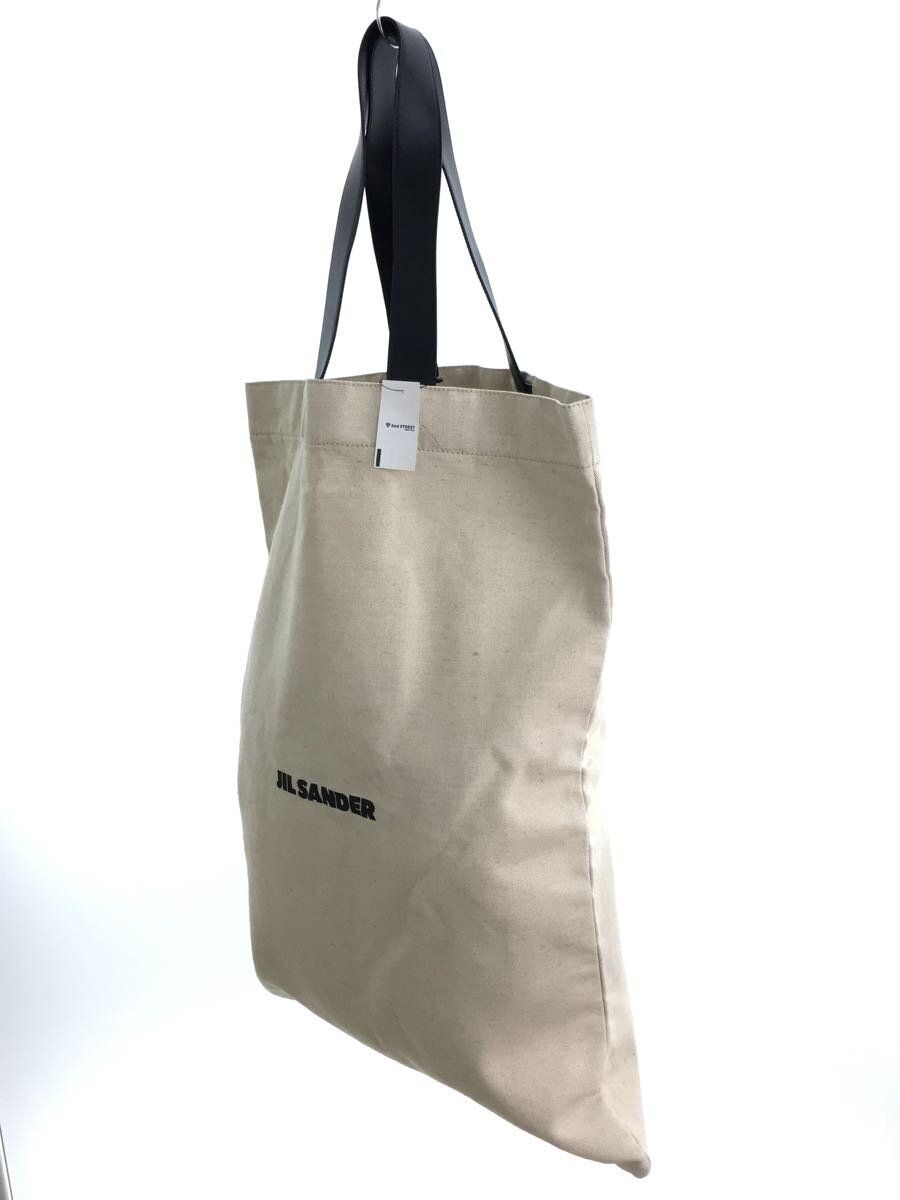 JIL SANDER トートバッグ コットン ベージュ JSPT852122-WTB73003N FLAT SHOPPER LARGE