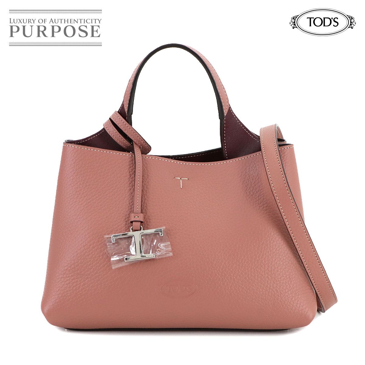 Tod's スタイリング2ウェイバッグ nude beige 美品 トッズ TOD'S トッズ ハンドバッグ ショルダーバッグ マイクロ