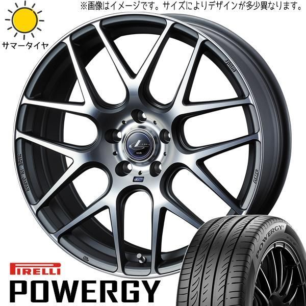 プリウス ウィッシュ 86 BRZ 225/40R18 ホイールセット | ピレリ パワジー u0026 レオニス ナヴィア06 18インチ 5穴100 