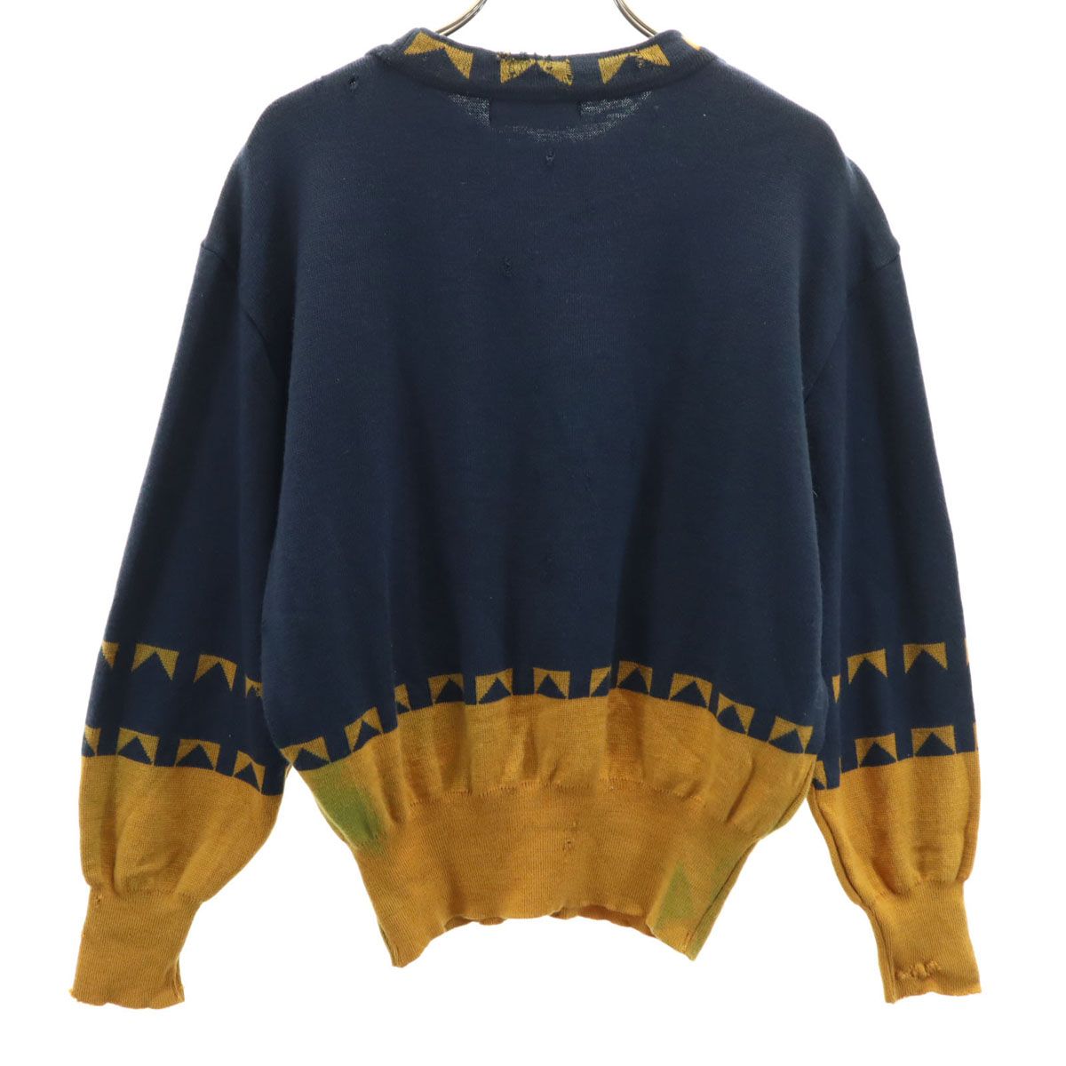 BALENCIAGA バレンシアガ 90s ウール100% オールド 長袖 セーター M