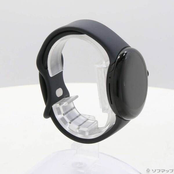 〔中古品〕 Google Pixel Watch Matte Black ステンレス ケース／Obsidian アクティブ バンド GA03119-TW【198】