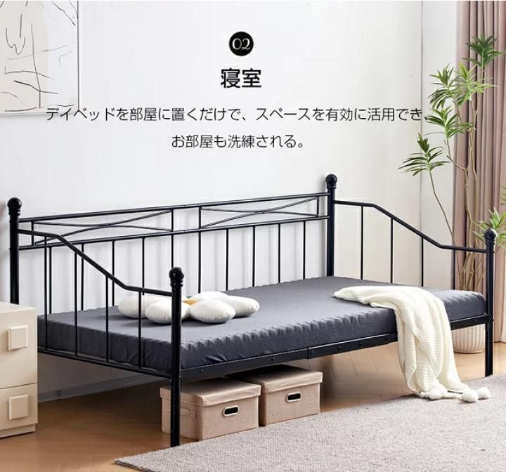 シングルベッドパイプベッドベッドフレーム 一人暮らし収納 1人用おしゃれ北欧風 Amazon｜【ホワイト】シングルベッド パイプベッド ベッド シングル