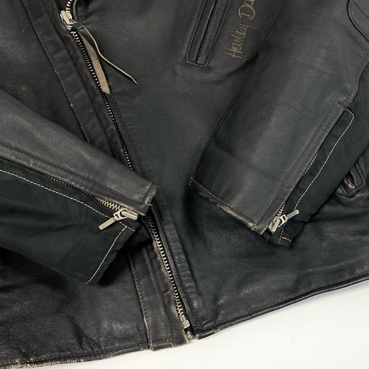 ハーレーダビッドソン　シングルライダース　黒　XS   牛革　② 楽天市場】harley davidson シングルライダースジャケットの通販