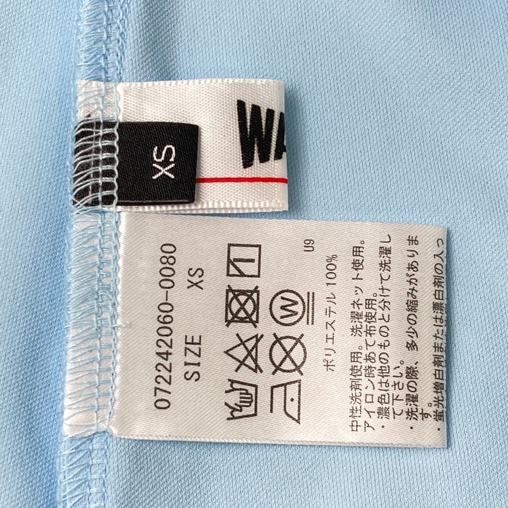 寛容な サイズ XS WAAC ワック 072242060 長袖モックネックTシャツ ブルー系 240101419508 ゴルフウェア レディース ストスト 送料無料。