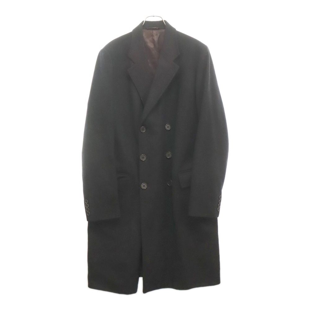 HELMUT LANG黒 チェスターコート HELMUT LANG - 良品 HELMUT LANG チェスターコート シングル