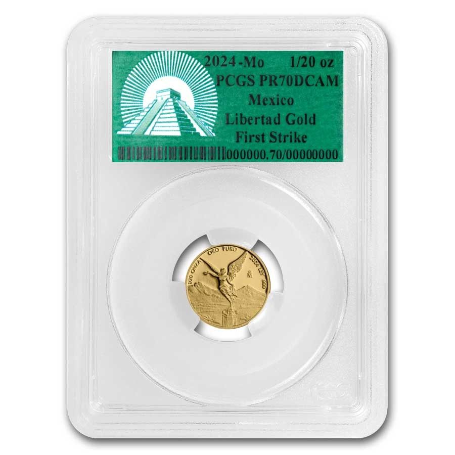 2025 Mexico 1|20 oz Pf G Libertad PR-70 PCGS FS Green Label