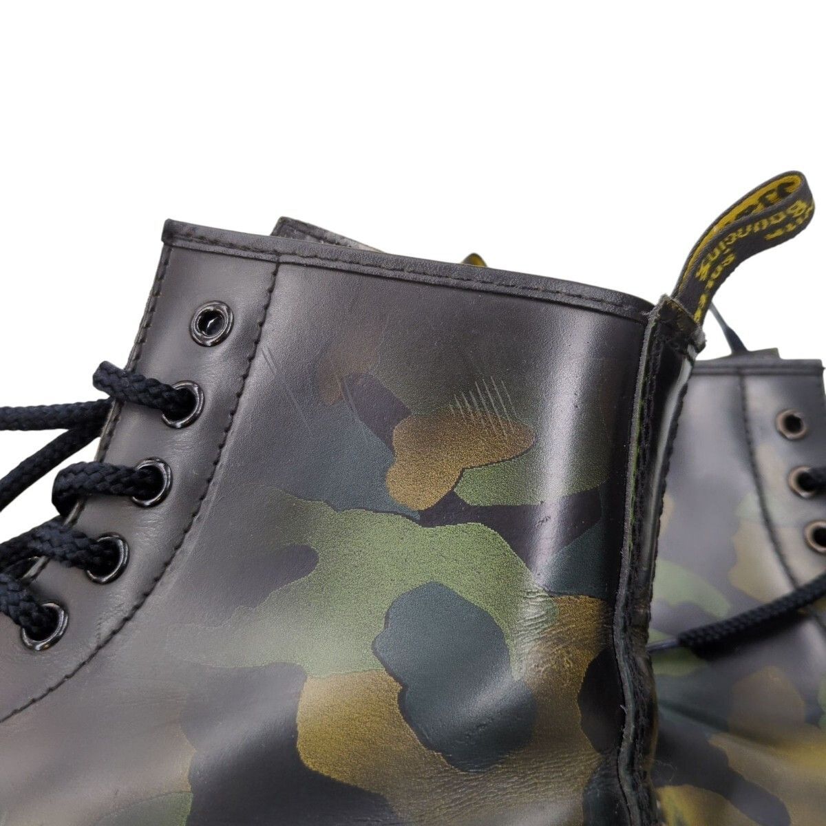 ドクターマーチン　迷彩　ブーツ　24㎝ Dr Martens ドクターマーチン 8ホール ブーツ UK5相当 約24cm位