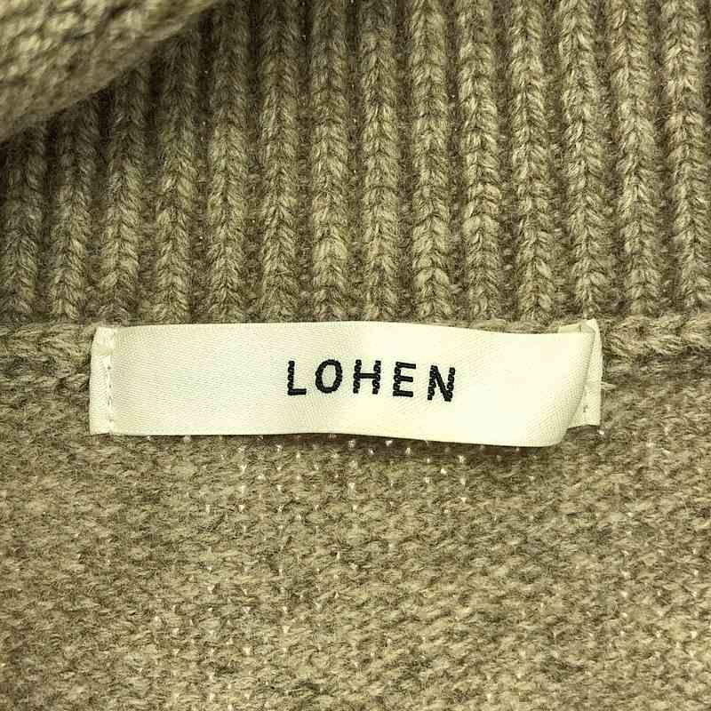 LOHEN / ローヘン | スクエアカットスリーブハイネックニット プル 