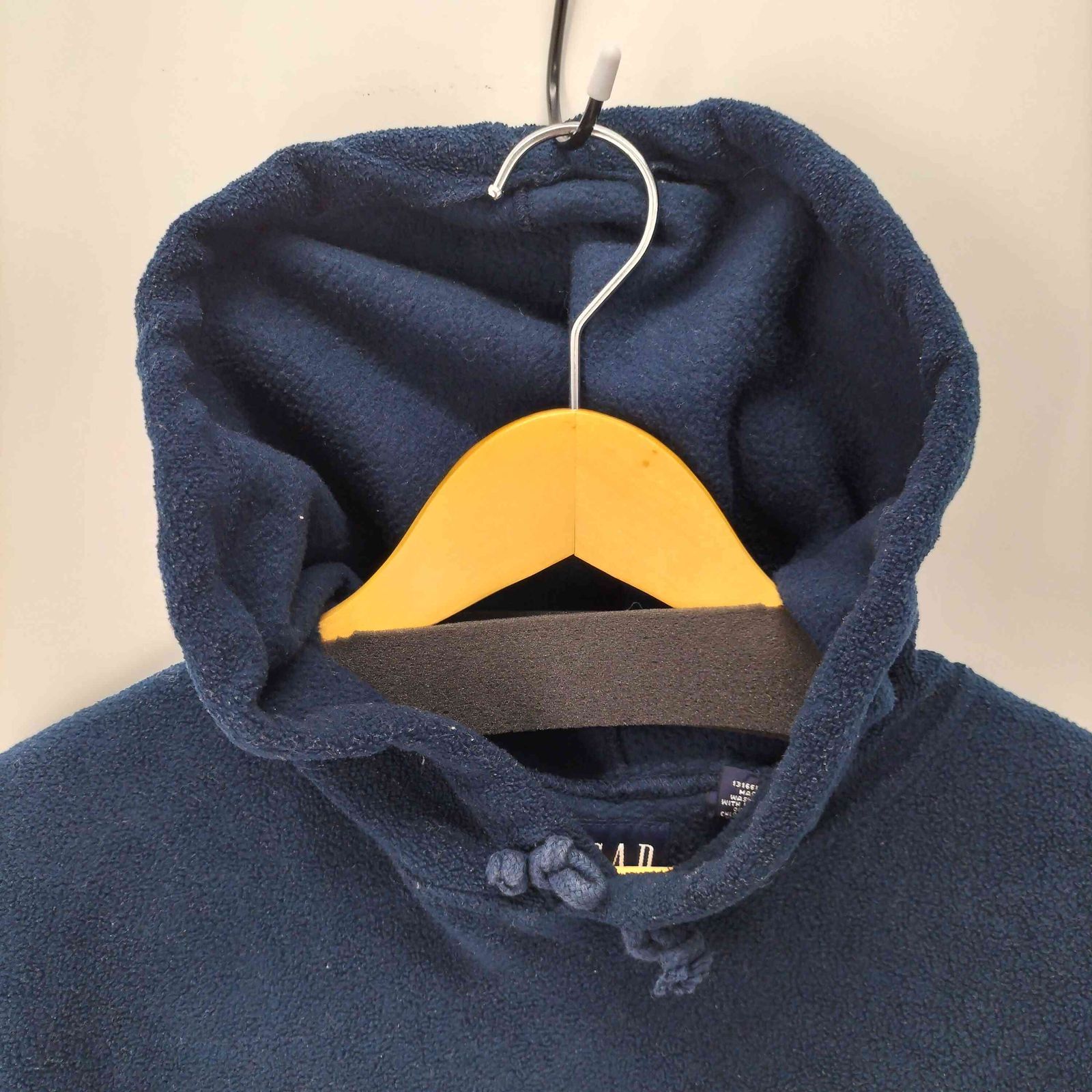 ギャップ Gap 90S OLD 紺タグ ビッグロゴ フリースパーカー