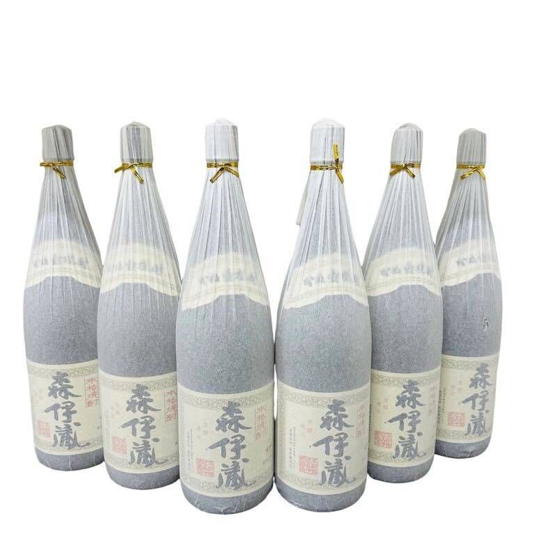 焼酎まとめ売り6本 森伊蔵酒造 森伊蔵 芋焼酎 1800ml 25度 【未開栓】 42404K167-207