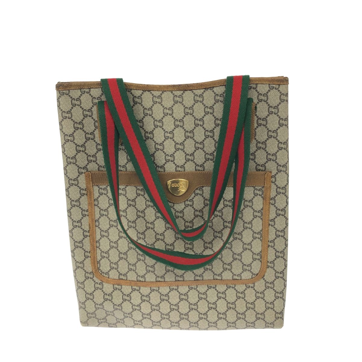 日産 販売 グッチプラス GUCCI シェリーライン GGスプリーム トート