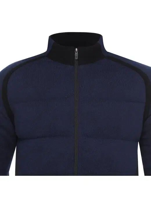 ワイドアングル メンズ ダウン ハイブリッド セーター 95 100