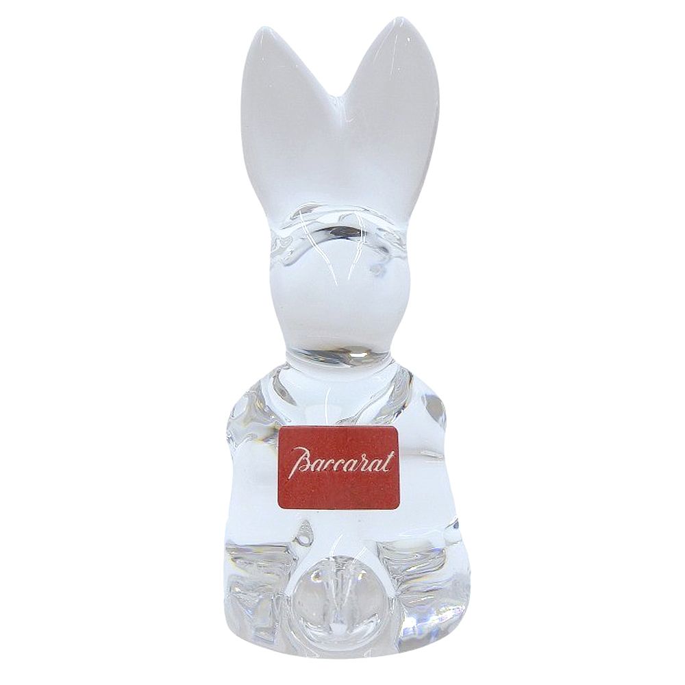 本物保証】 箱付 超美品 バカラ BACCARAT 置物 クリスタル うさぎ
