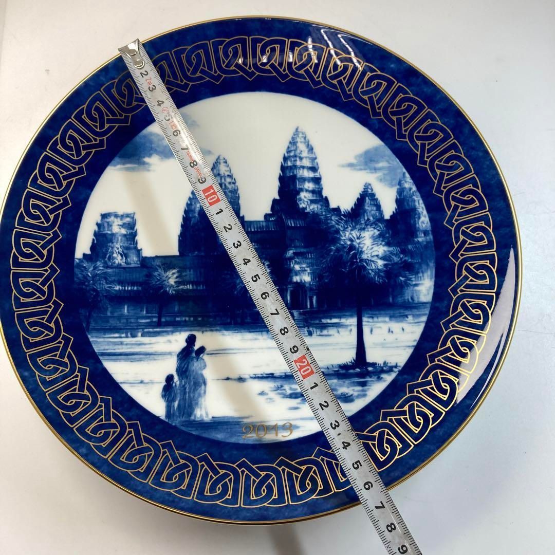 ☆洋3 マイセン2013年イヤープレート「アンコール・ワット」共箱 26.8