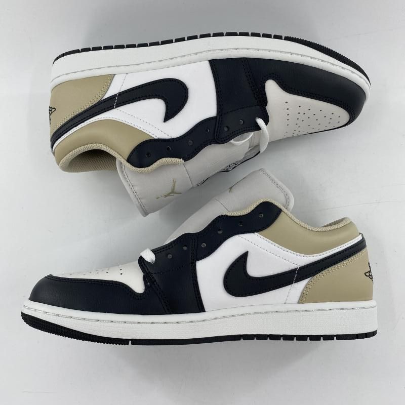 NIKE Air Jordan 1 ブラック/ホワイト/ベージュ Nike Air Jordan 1 ベージュ/ホワイト/ブラック Nike Air Jordan 1 Low