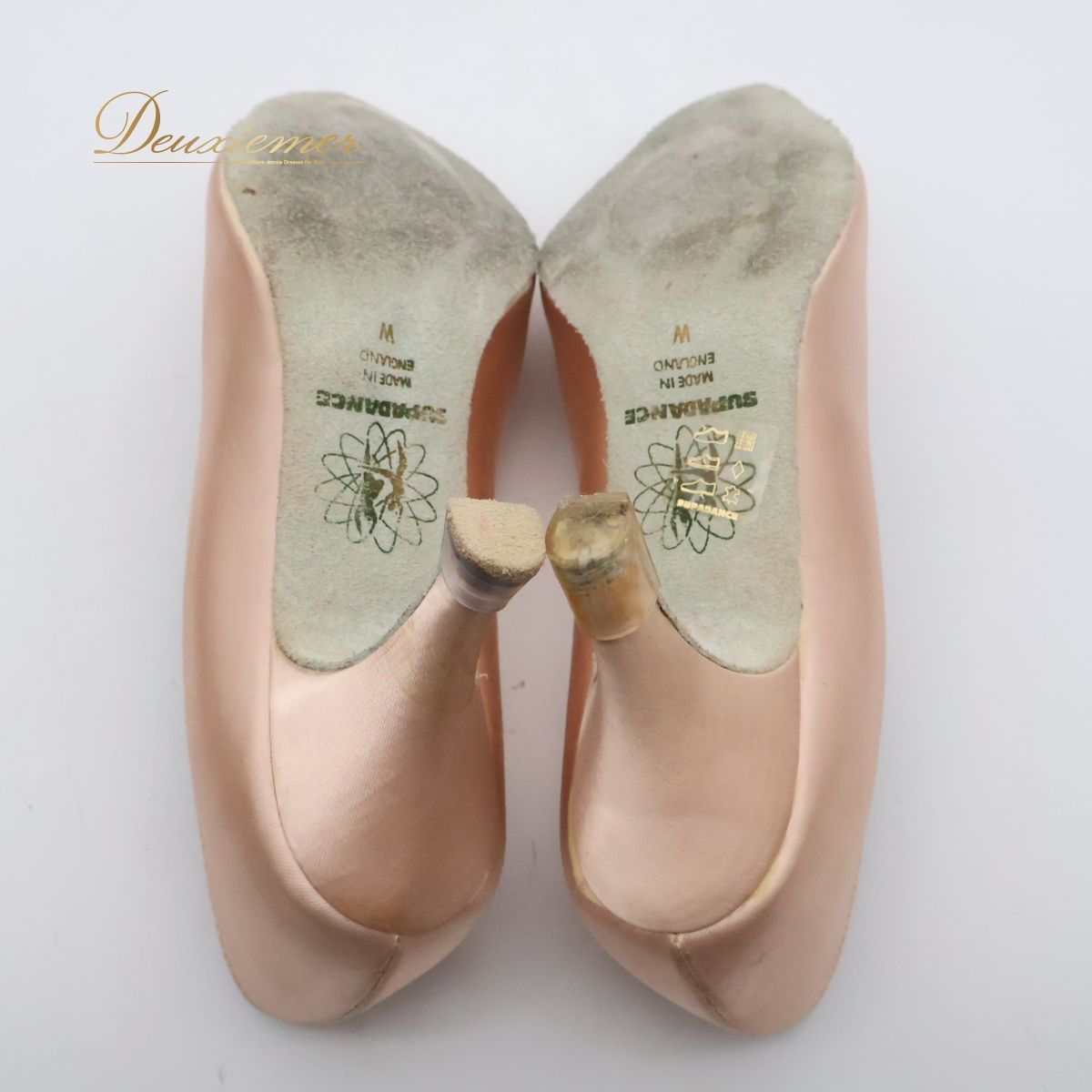 イングランド製 社交ダンス用衣装】4 1/2CM SUPADANCE ピンク系